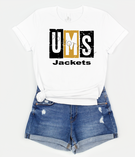 UMS Jackets black & Gold