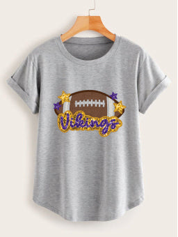 Glitter Vikings Football