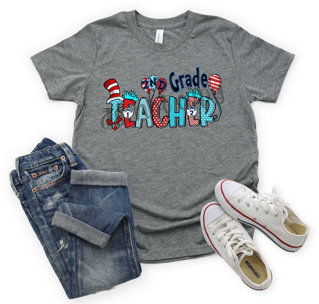 2nd Grade Teacher Dr Seuss Transfer