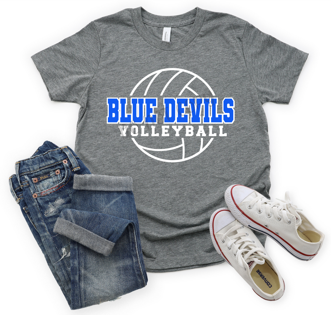 Blue Devils Volleyball Royal Blue