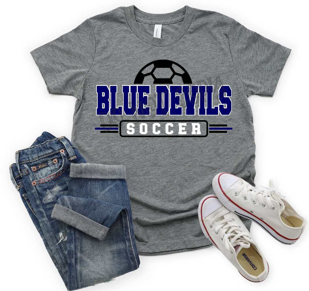 Blue Devils Navy & White Soccer