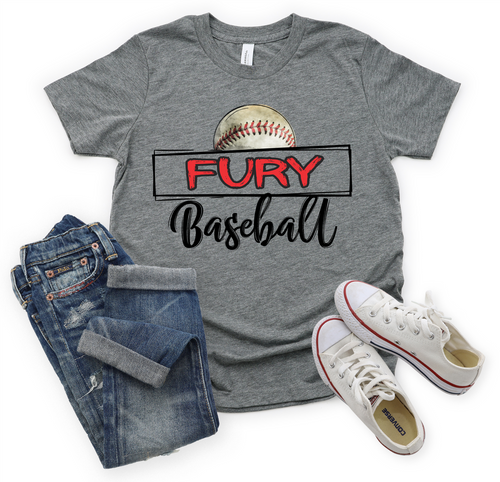 Fury Red Baseball Blue