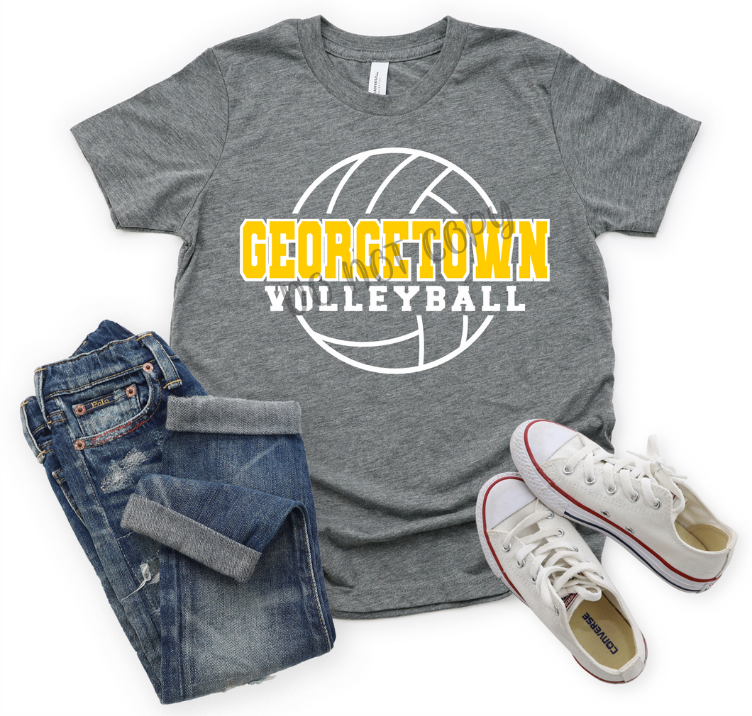 Georgetown Yellow Gold Volleyball