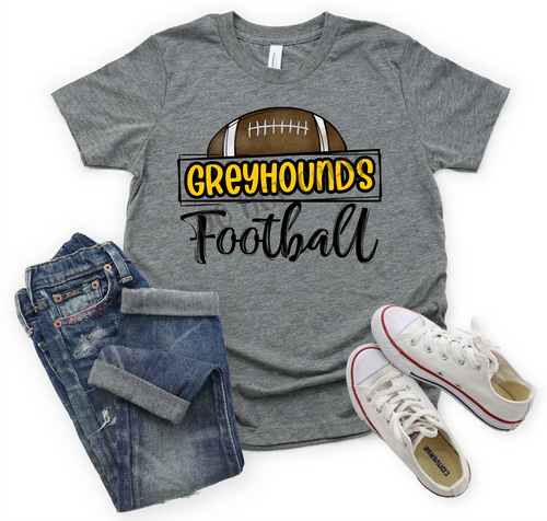 Greyhounds Yellow Gold Football