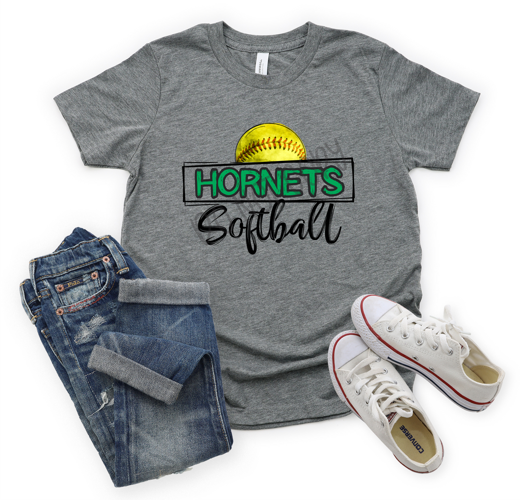 Hornets Green Softball