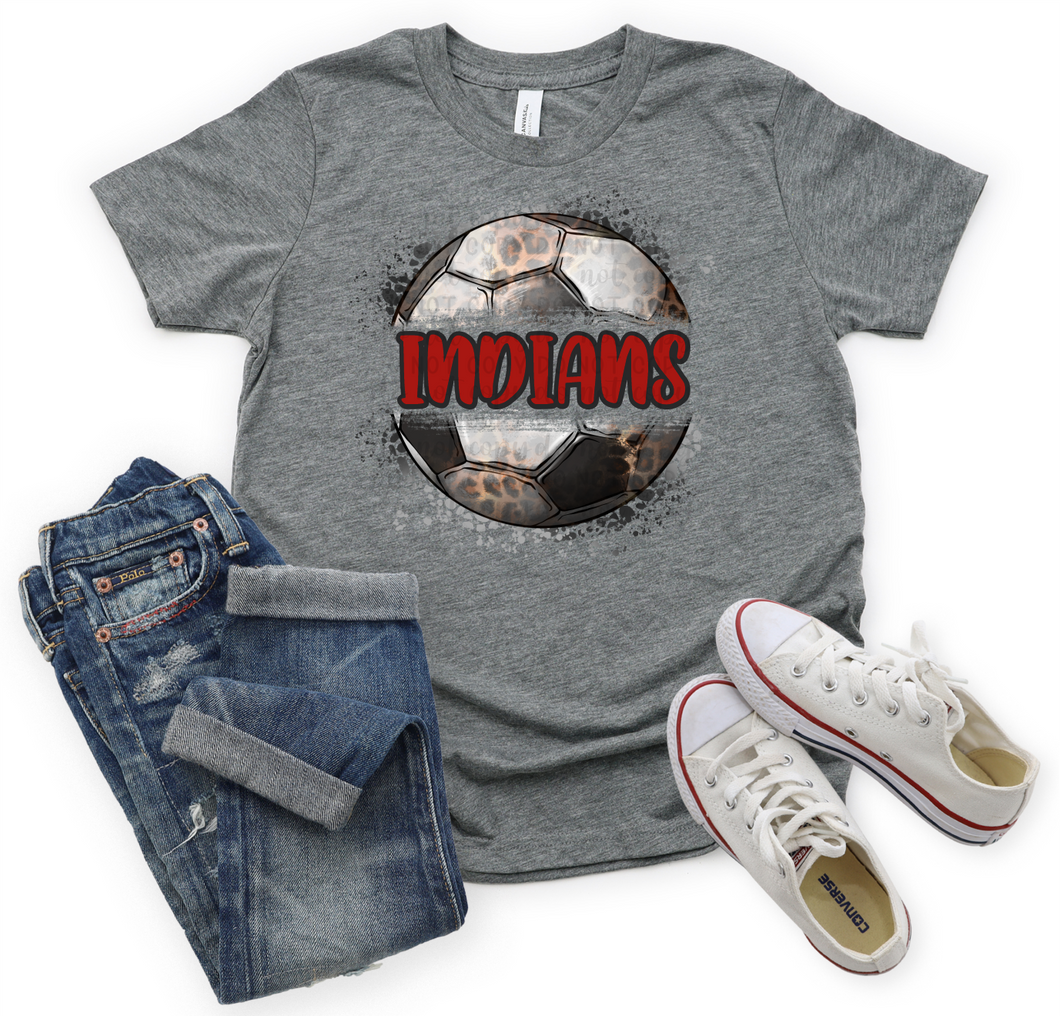 Indians Red Split Soccer