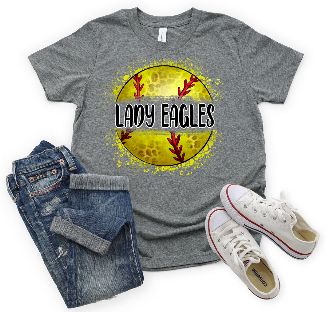 Lady Eagles Black Split Softball