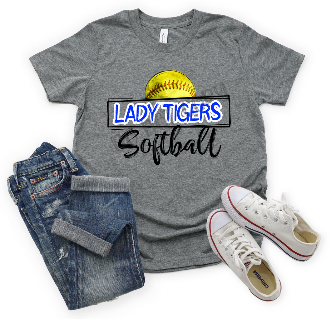 Lady Tigers Royal & White Softball