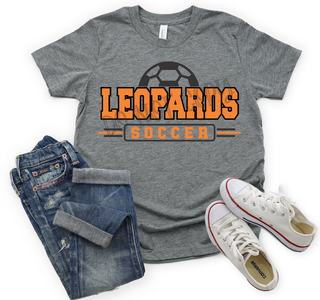 Leopards Orange & Black Soccer