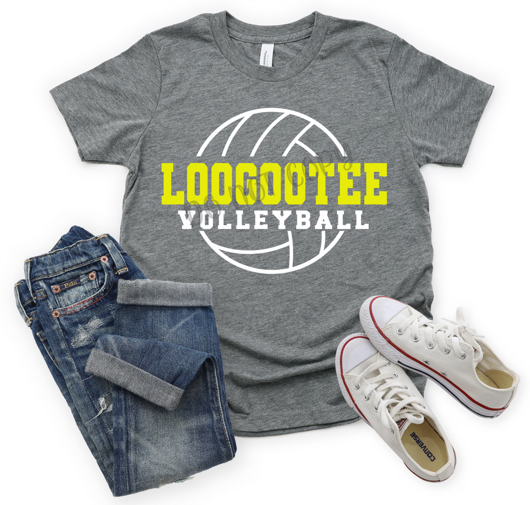 Loogootee Gold & White Volleyball