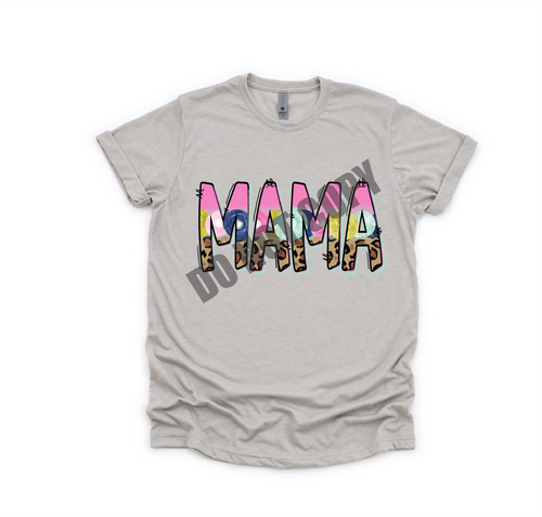 Mama Spring Leopard Pink Transfer