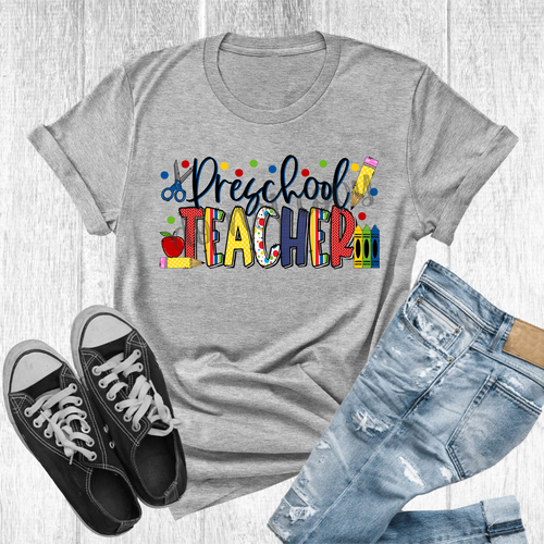 Preschool Teacher Primary Doodle Letters Transfer