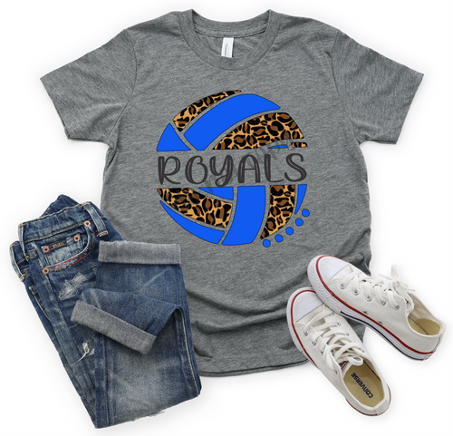 Royals Royal Volleyball Leopard Ball