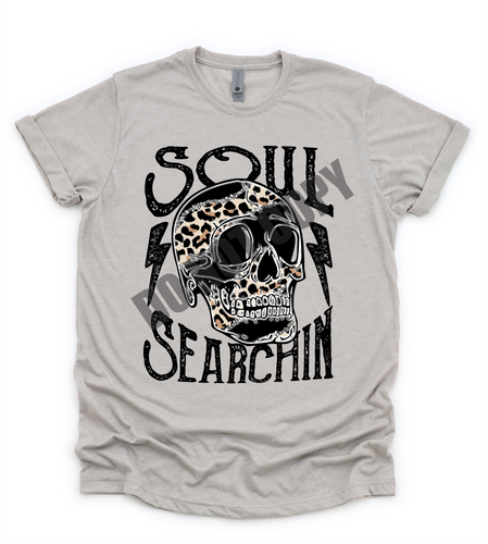 Soul Searchin Leopard Skull Transfer