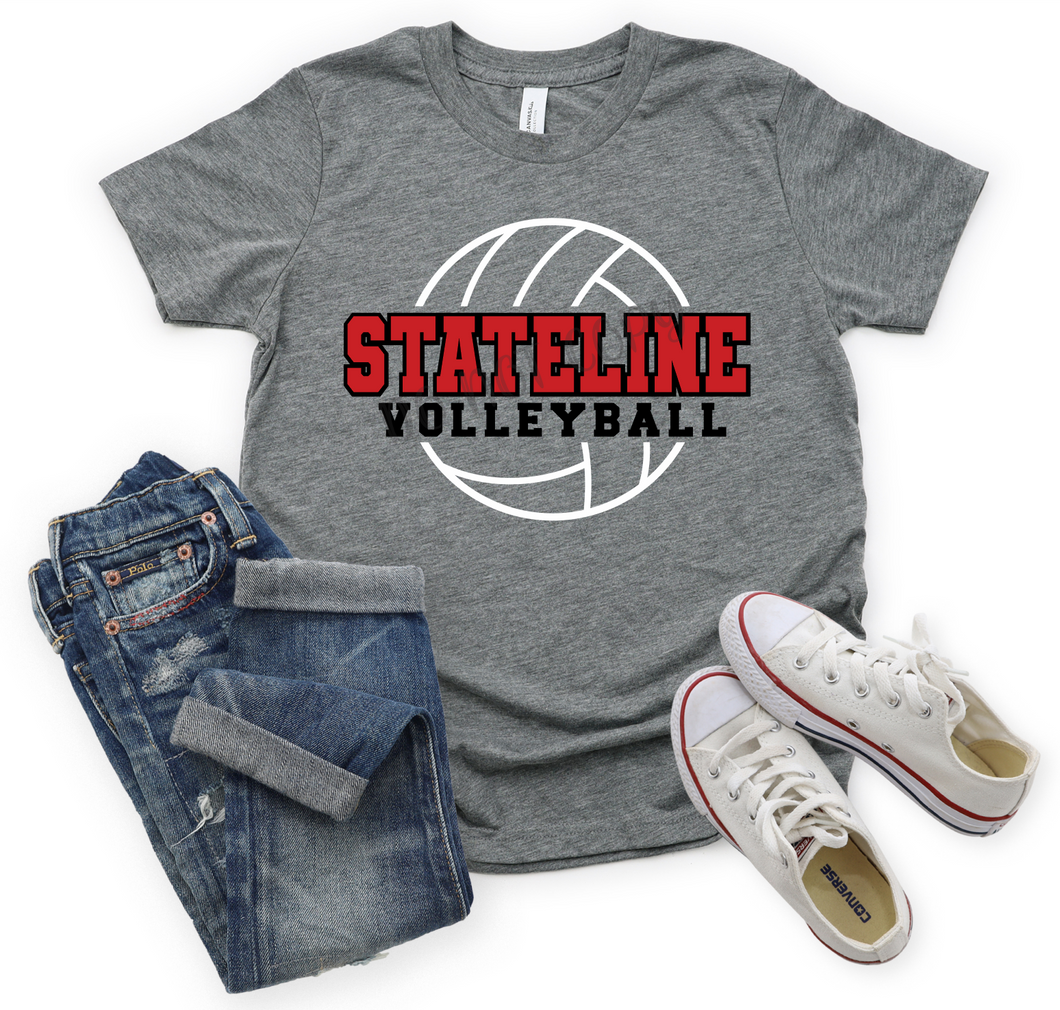 Stateline Volleyball Red & Black