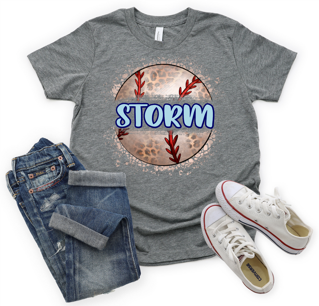 Storm Carolina & Navy Split Baseball