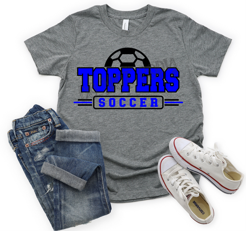 Toppers Royal & White Soccer