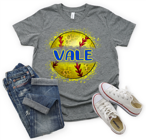 Vale Royal & Yellow Split Softball