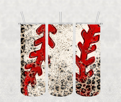 Cheetah Baseball Wrap/Tumbler