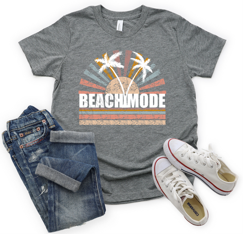 Beach Mode White With Vintage Sunset