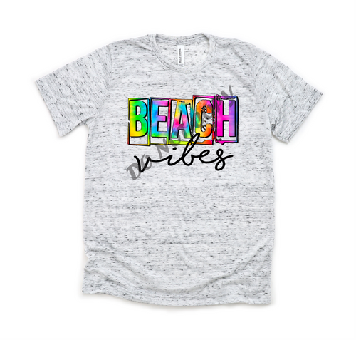 Beach Vibes Tie-Dye Transfer