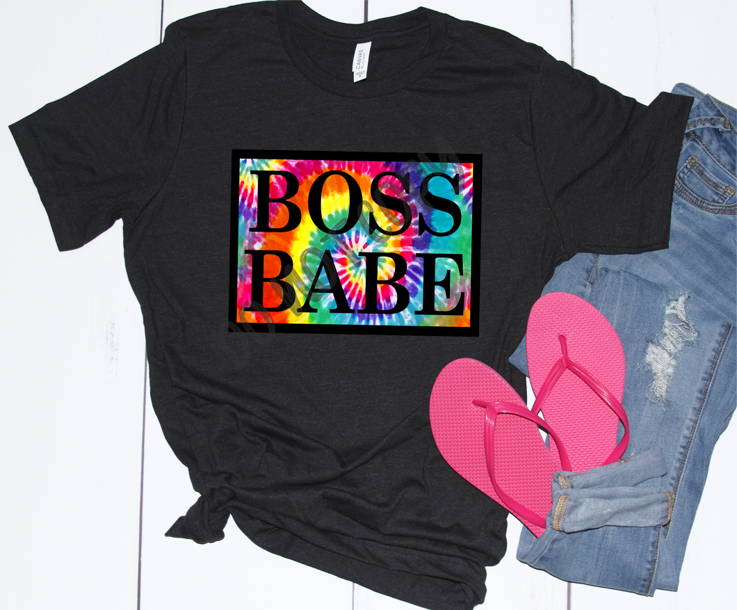 Boss Babe Tie-Dye Transfer