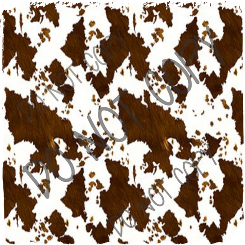 Brown Cowhide Background 12x12