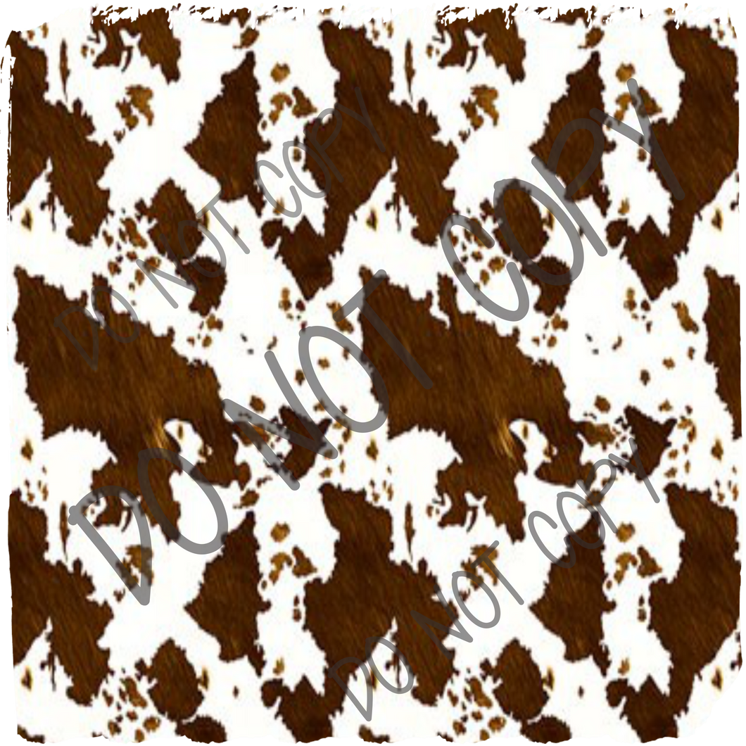 Brown Cowhide Background 12x12