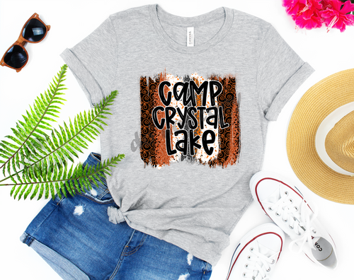 Camp Crystal Lake Brushstroke Transfer