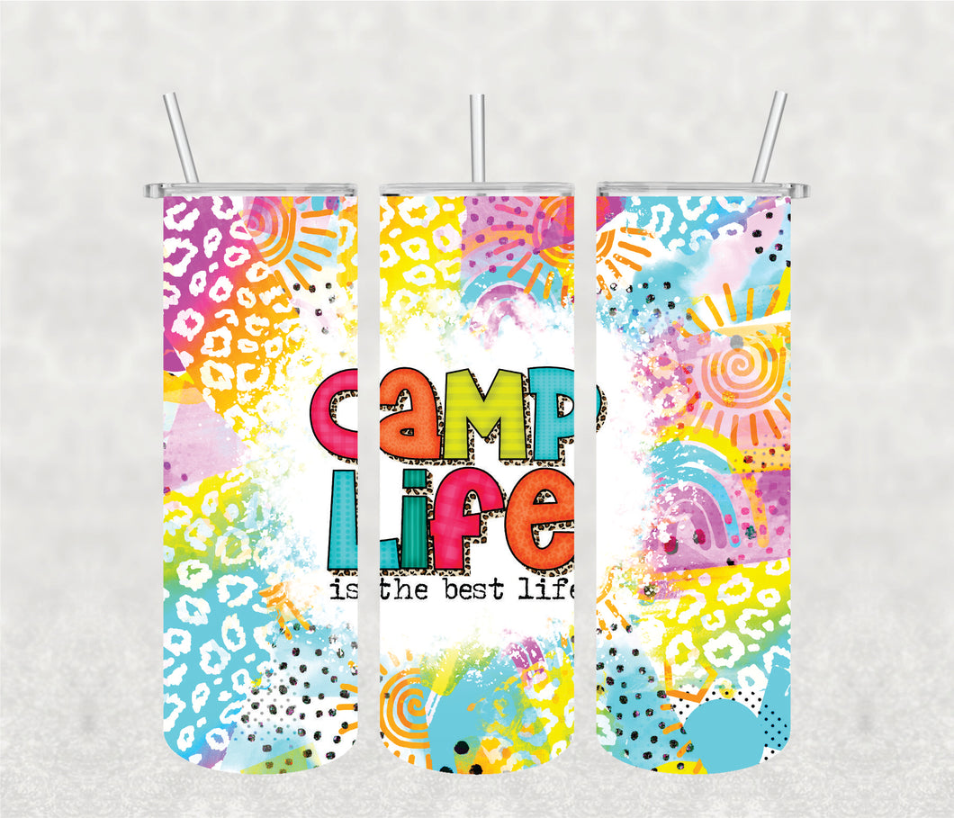 Camp Life is the Best Life Wrap/Tumbler