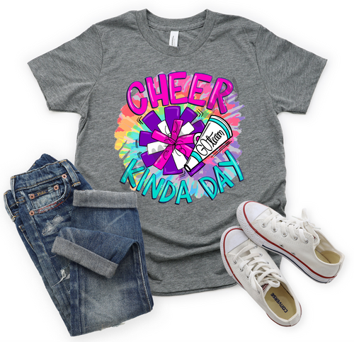 Cheer Kinda Day Tie-Dye Backsplash Background