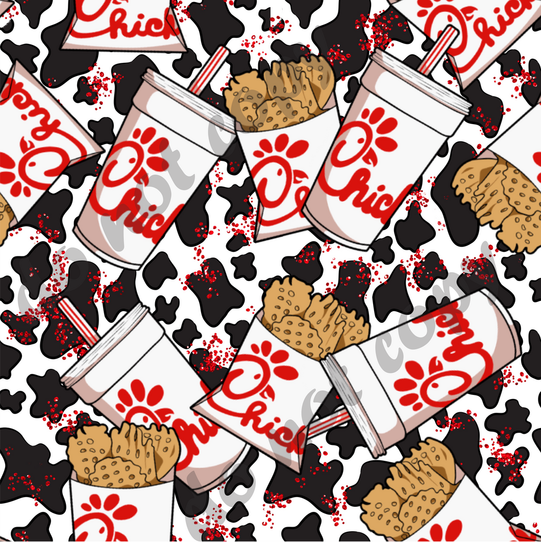 Chick Fil A  Background 12x12