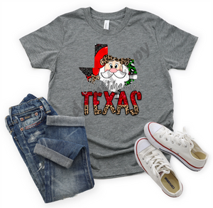 Christmas In State Red Leopard Design Design