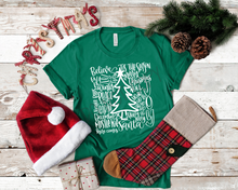 Load image into Gallery viewer, Christmas Typography Screen Print Transfer