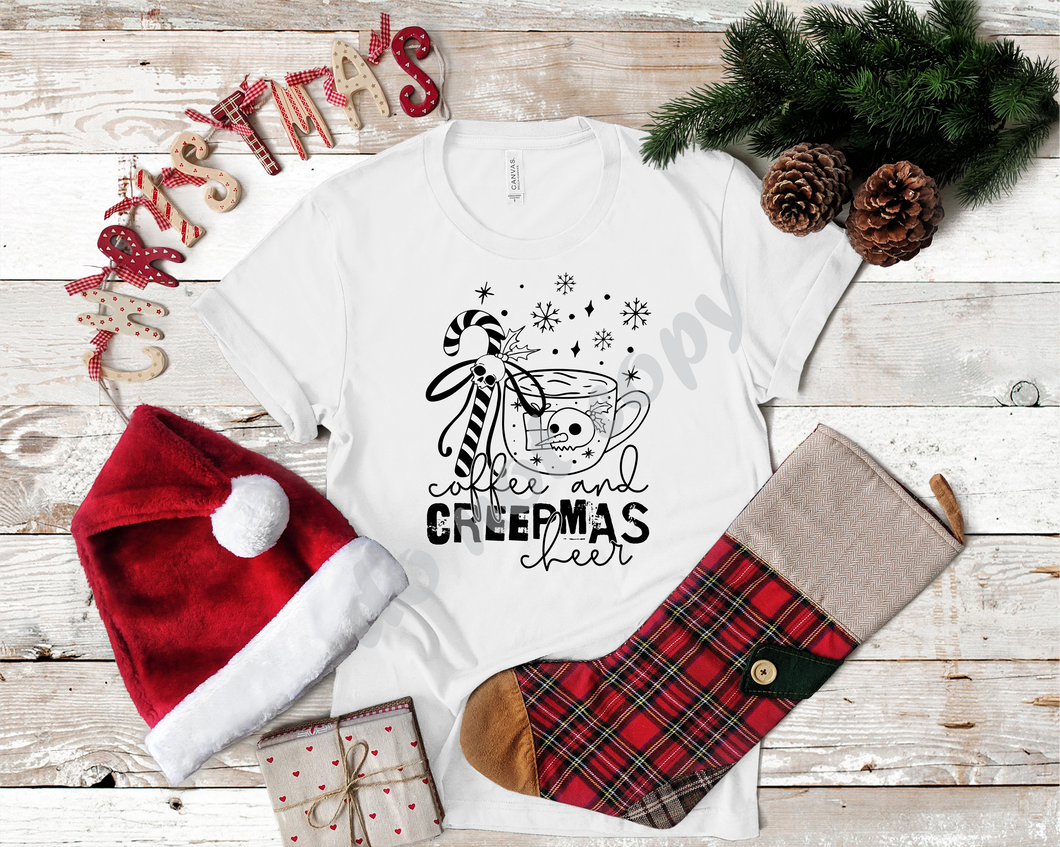 Coffee and Creepmas Cheer Christmas Transfer