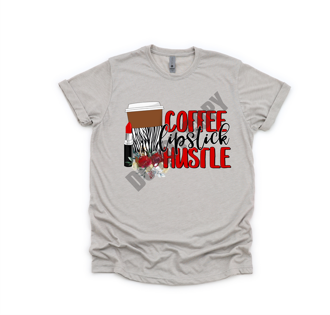 Coffee Lipstick Hustle Transfer