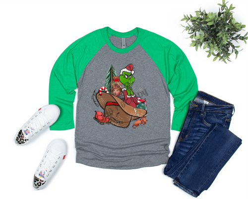 Cowboy Hat With Green Guy & Cindy Transfer