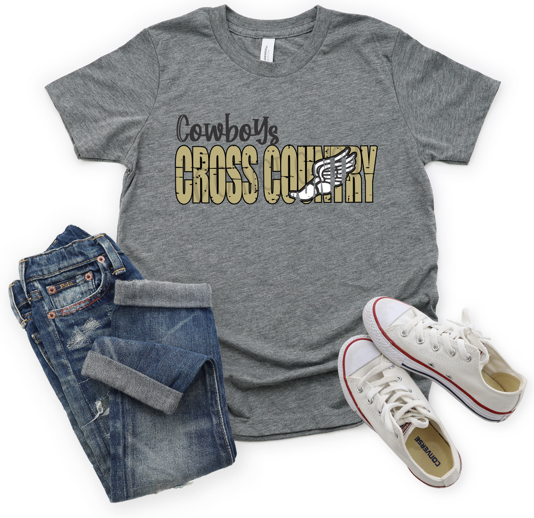 Cowboys Gold & Black Cross Country