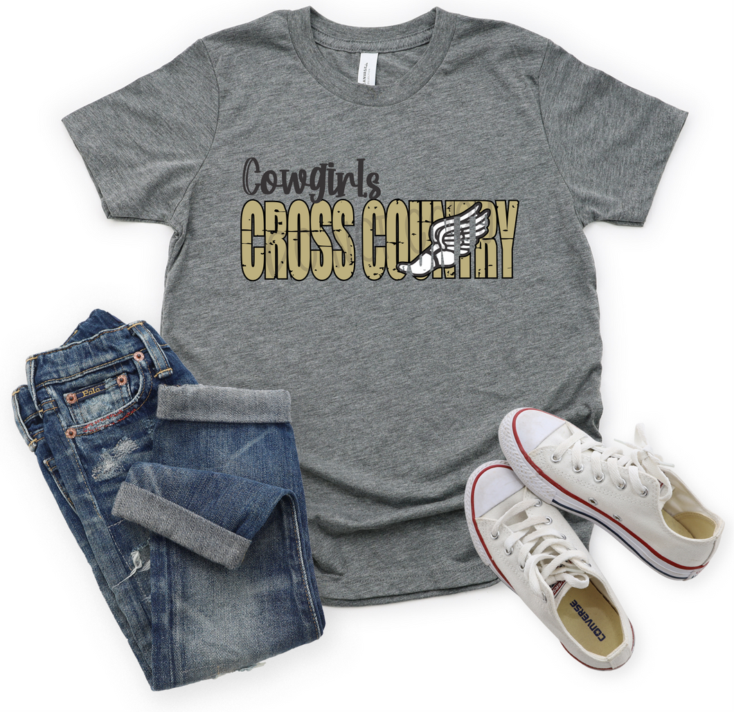 Cowgirls Gold & Black Cross Country