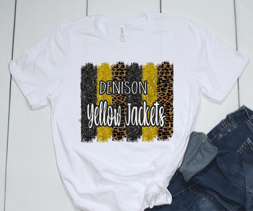 Denison Yellow Jackets Brushstroke