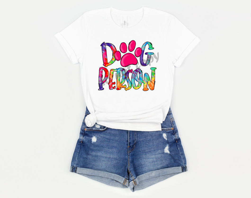 Dog Person Tie-Dye Transfer