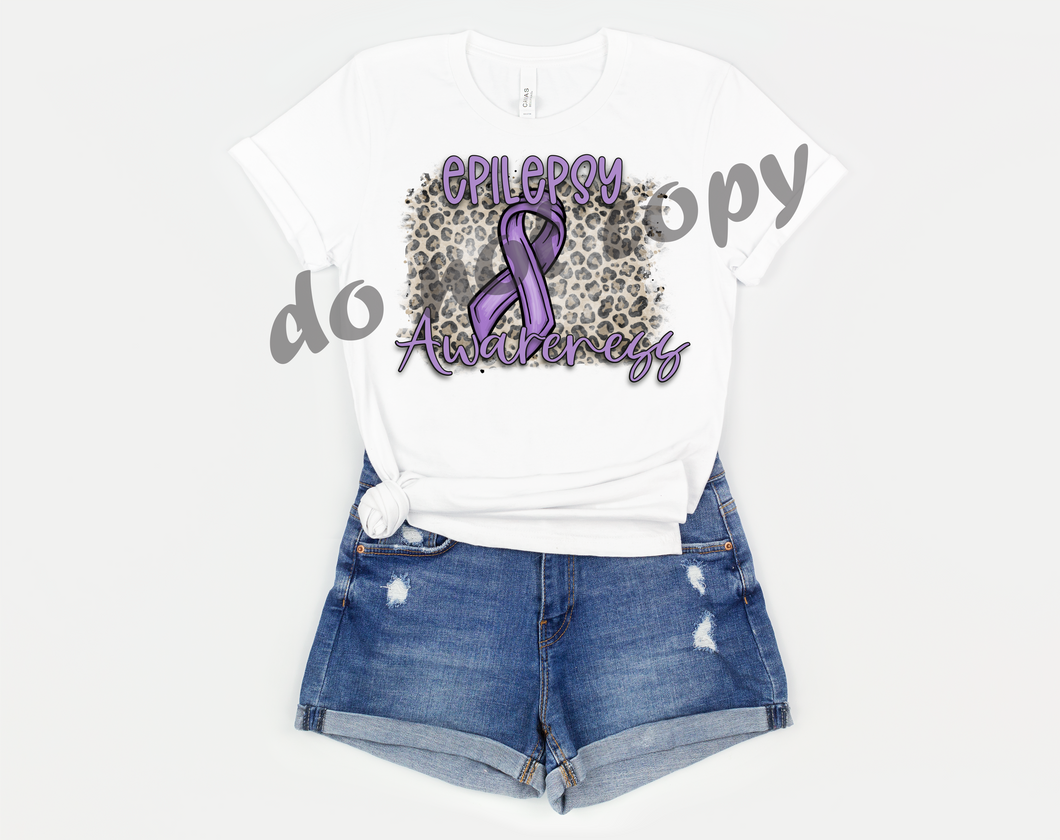 Epilepsy  Awareness Leopard Transfer