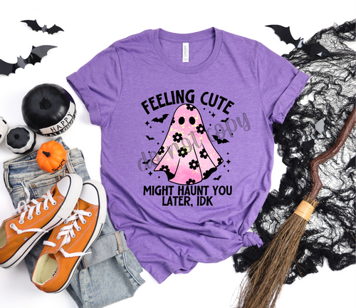 Feelin Cute Might Haunt You Later Ghost Transfer