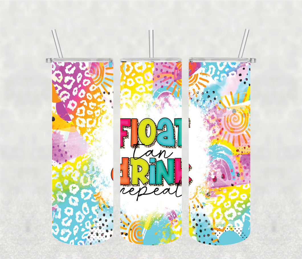 Float Tan Drink Wrap/Tumbler