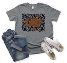 Load image into Gallery viewer, Baseball Heart With Leopard Background