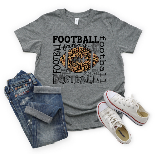 Football Leopard Typography Transfer
