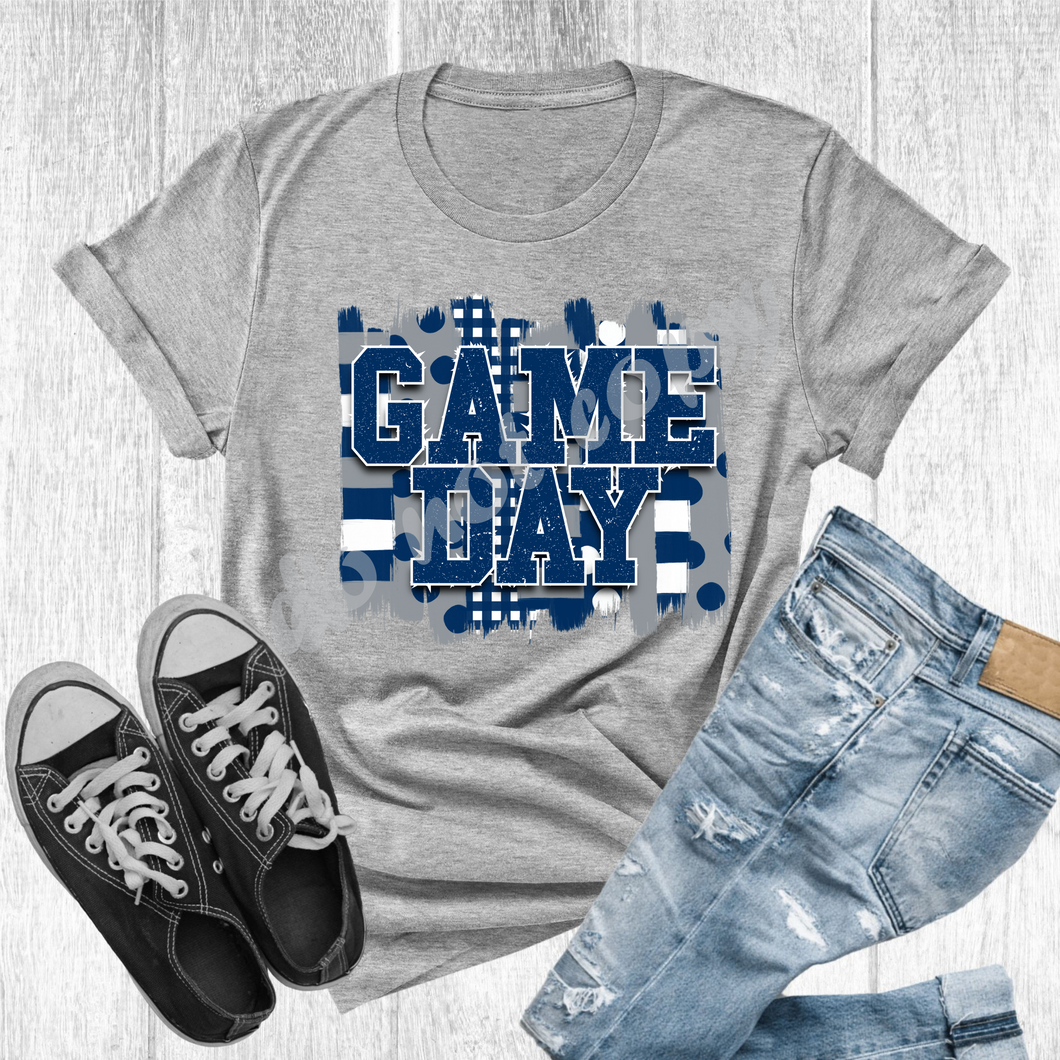 Game Day Navy & Grey Transfer