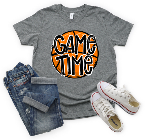 Game Time Basketball Doodle Transfer