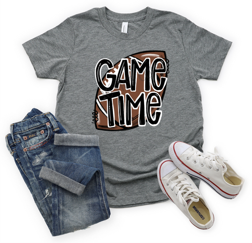 Game Time Football Doodle Letters Transfer