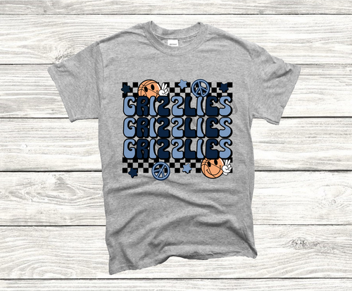 Grizzlies Stacked Basketball